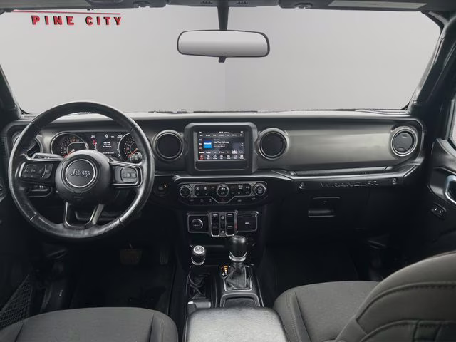 2021 Black Clearcoat Jeep Wrangler Unlimited Sport S 4X4 SUV