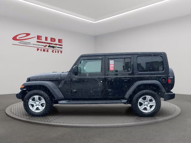 2021 Black Clearcoat Jeep Wrangler Unlimited Sport S 4X4 SUV