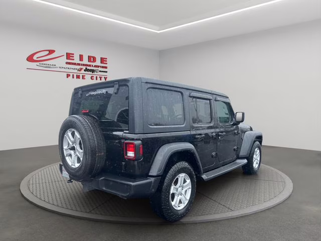 2021 Black Clearcoat Jeep Wrangler Unlimited Sport S 4X4 SUV