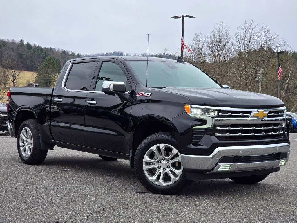 2022 Black Chevrolet Silverado 1500 LTZ 4X4 Truck