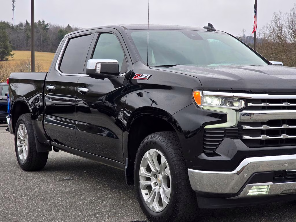 2022 Black Chevrolet Silverado 1500 LTZ 4X4 Truck