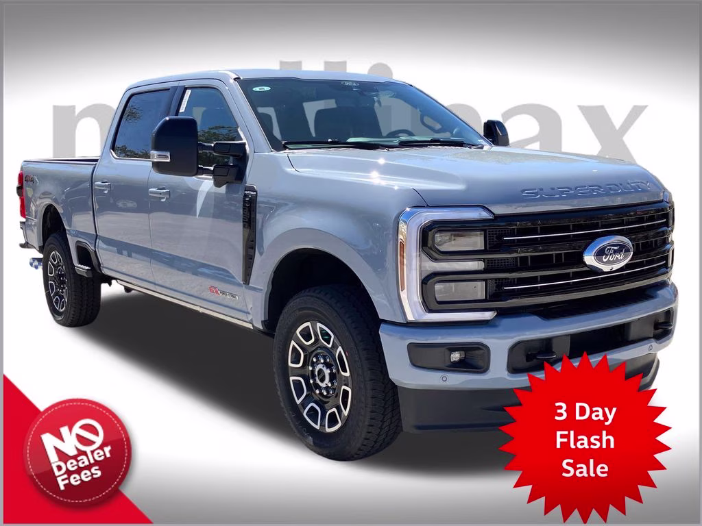 2026 Glacier Gray Metallic TriCoat Ford Super Duty F-350 SRW Platinum 4X4 Truck