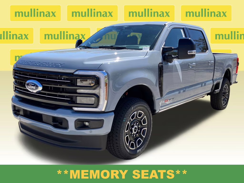 2026 Glacier Gray Metallic TriCoat Ford Super Duty F-350 SRW Platinum 4X4 Truck