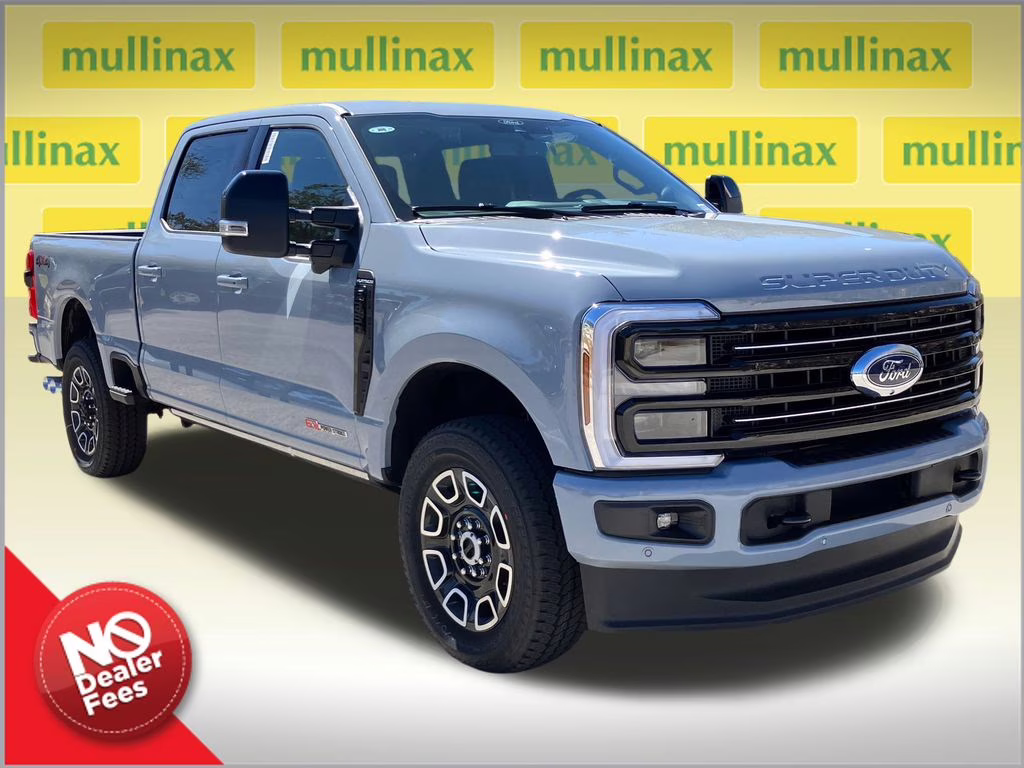 2026 Glacier Gray Metallic TriCoat Ford Super Duty F-350 SRW Platinum 4X4 Truck