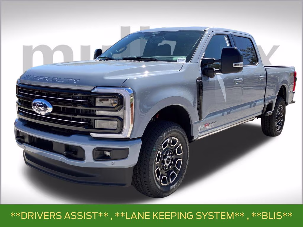 2026 Glacier Gray Metallic TriCoat Ford Super Duty F-350 SRW Platinum 4X4 Truck