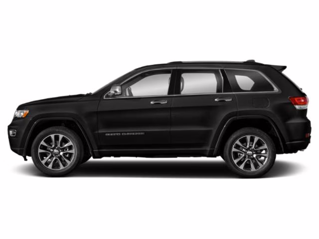 2020 Diamond Black Crystal Pearlcoat Jeep Grand Cherokee Overland 4X4 SUV