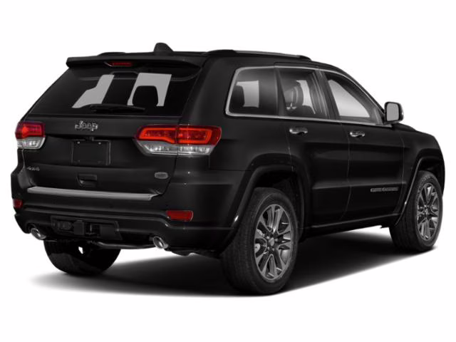 2020 Diamond Black Crystal Pearlcoat Jeep Grand Cherokee Overland 4X4 SUV