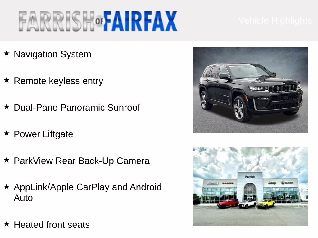 2026 Diamond Black Crystal Pearlcoat Jeep Grand Cherokee Limited 4X4 SUV