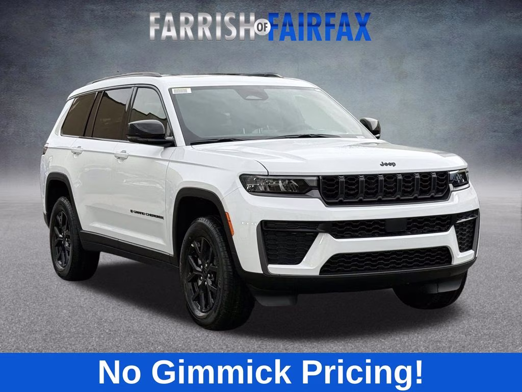 2026 Bright White Clearcoat Jeep Grand Cherokee L Laredo 4X4 SUV