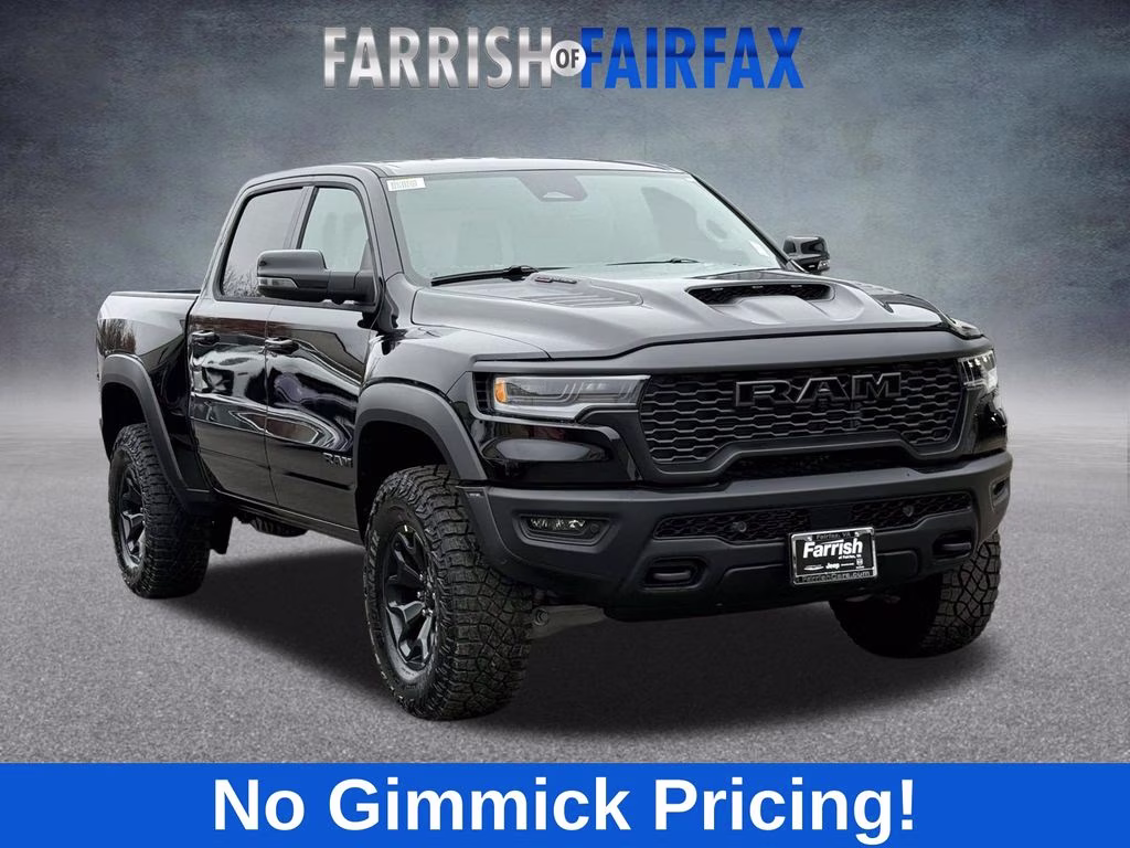 2026 Diamond Black Crystal Pearlcoat Ram 1500 RHO 4X4 Truck