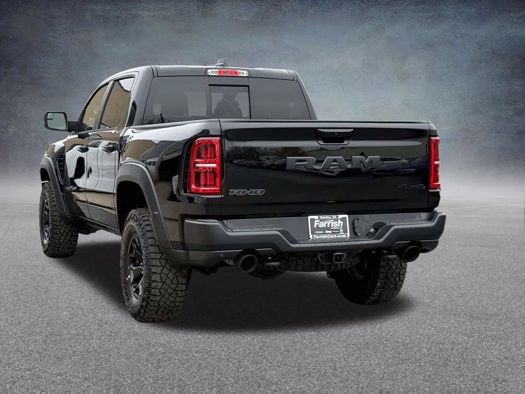 2026 Diamond Black Crystal Pearlcoat Ram 1500 RHO 4X4 Truck