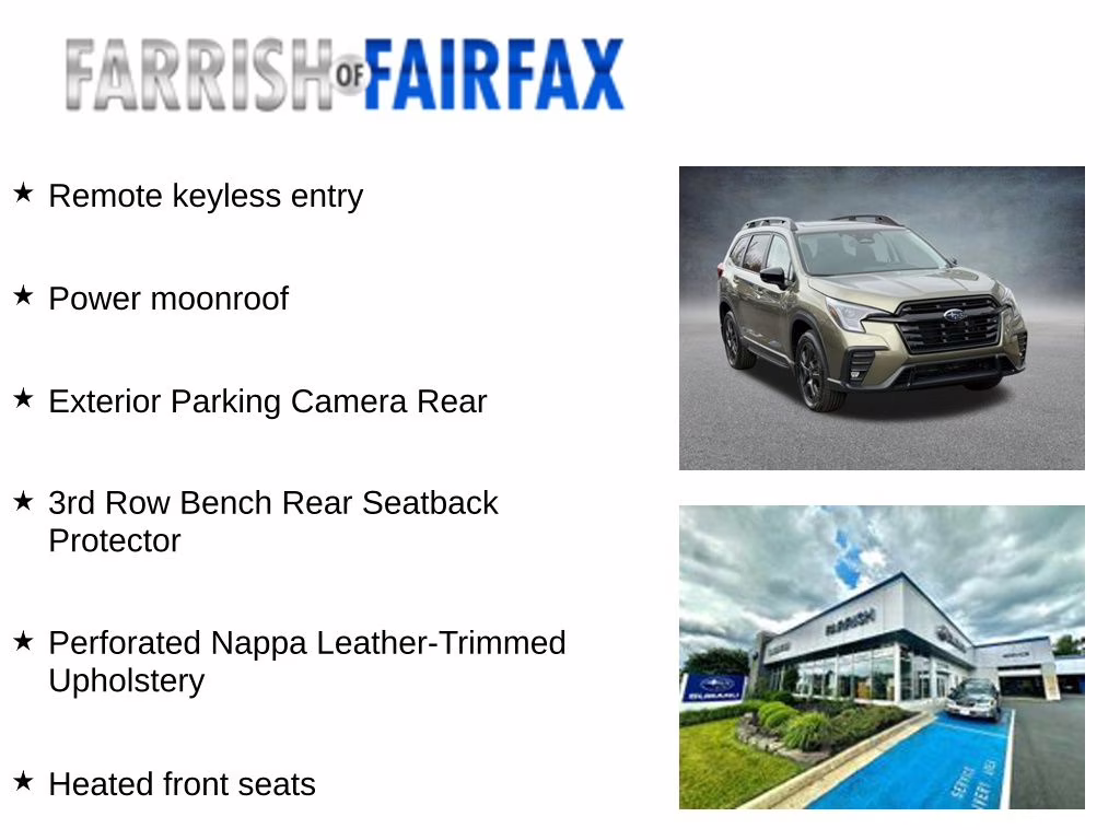 2026 Autumn Green Metallic Subaru Ascent Onyx Edition Touring AWD SUV