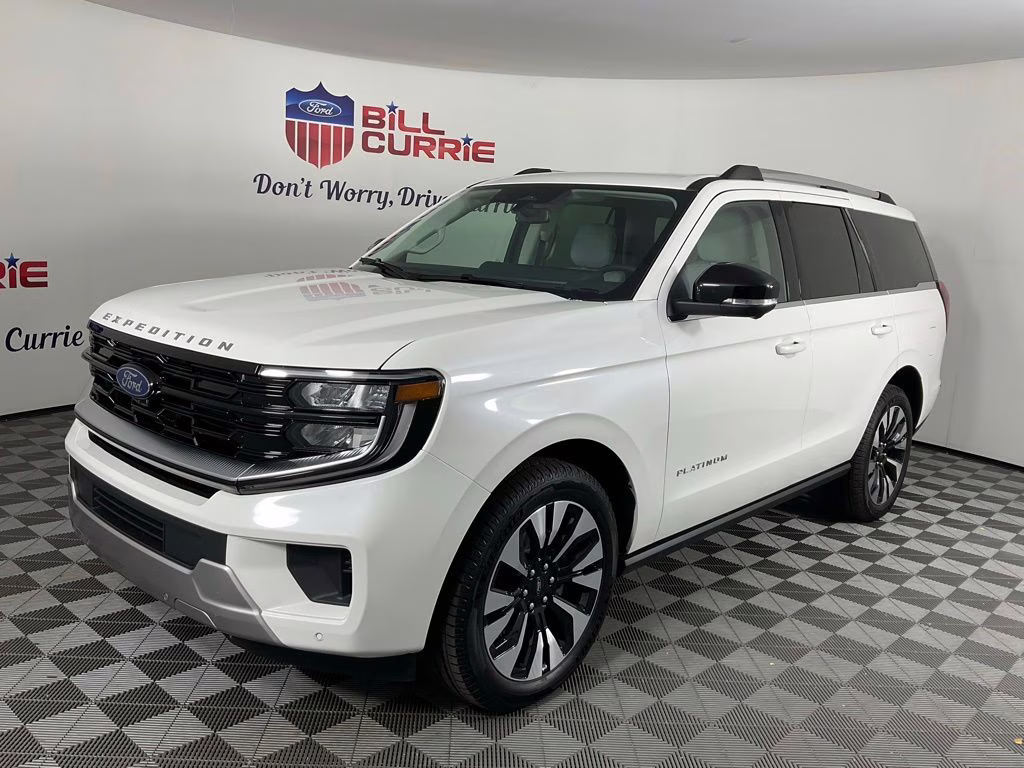 2026 White Metallic Ford Expedition Platinum 4X4 SUV