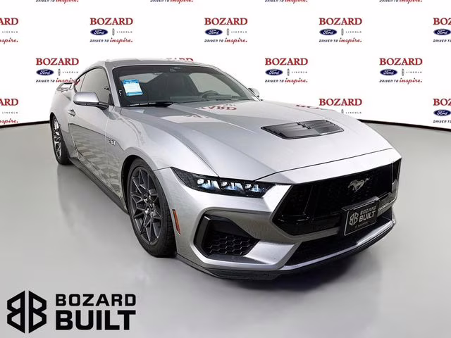 2026 Iconic Silver Metallic Ford Mustang GT Premium Bozard Built RWD Coupe