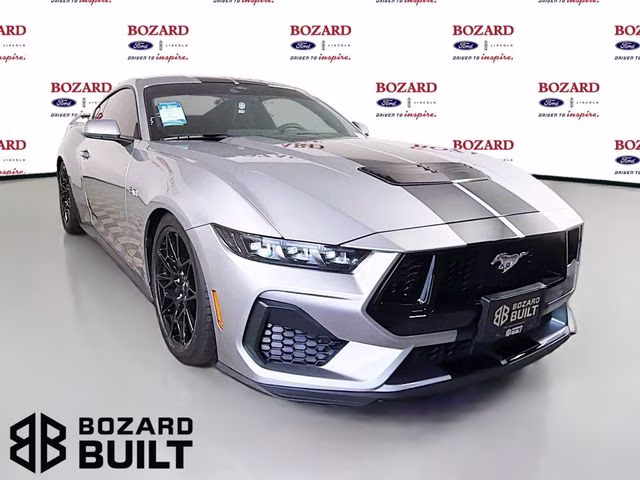 2026 Iconic Silver Metallic Ford Mustang GT Premium Bozard Built RWD Coupe
