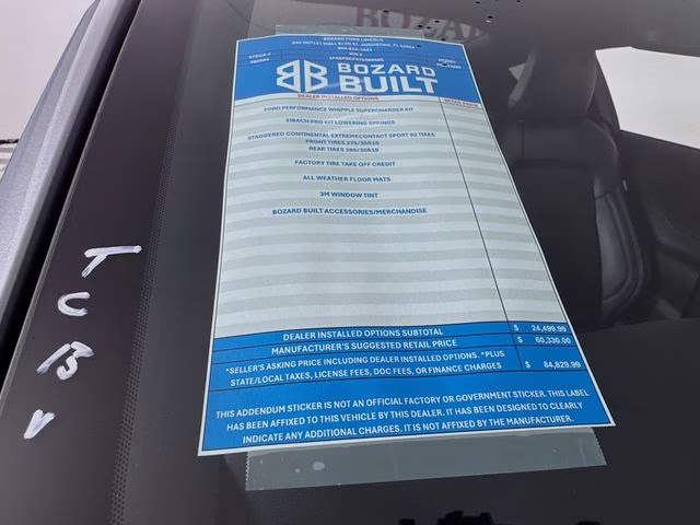 2026 Iconic Silver Metallic Ford Mustang GT Premium Bozard Built RWD Coupe