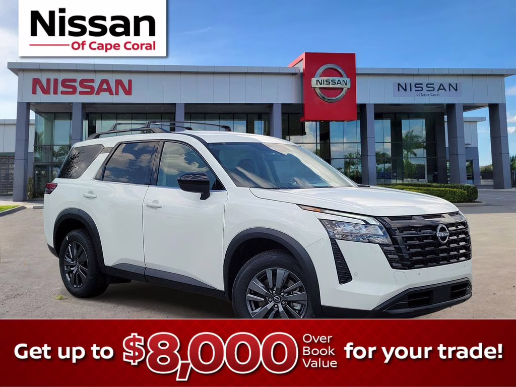 2026 Glacier White Nissan Pathfinder SV 4X4 SUV