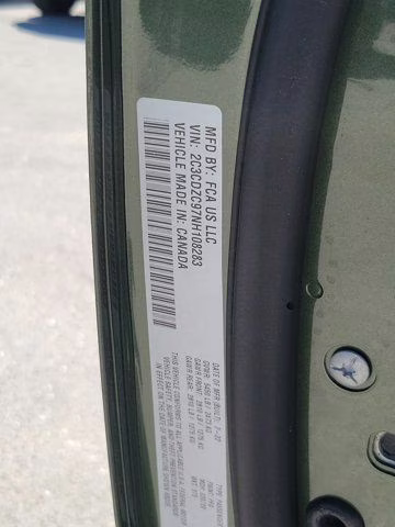 2022 Green Dodge Challenger SRT Hellcat RWD Coupe