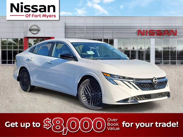 2026 Fresh Powder Nissan Sentra SV FWD Sedan