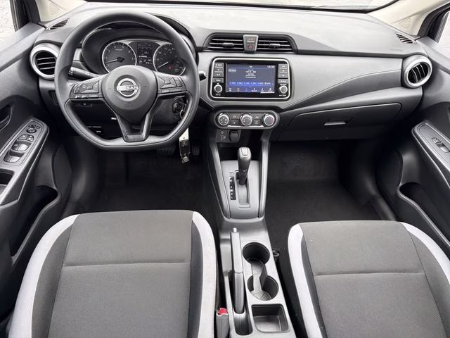 2025 Super Black Metallic Nissan Versa 1.6 S FWD Sedan