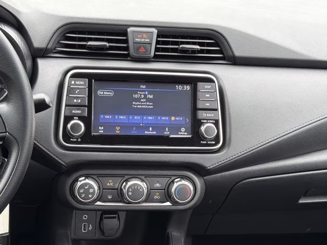 2025 Super Black Metallic Nissan Versa 1.6 S FWD Sedan