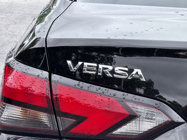 2025 Super Black Metallic Nissan Versa 1.6 S FWD Sedan