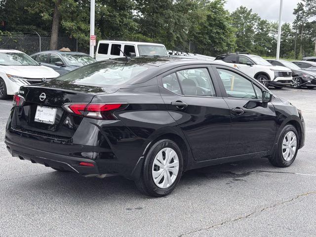 2025 Super Black Metallic Nissan Versa 1.6 S FWD Sedan