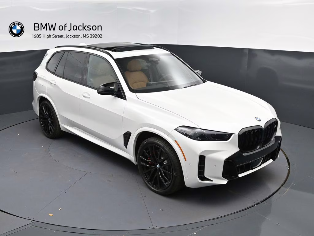 2026 Mineral White Metallic BMW X5 M60i AWD SUV