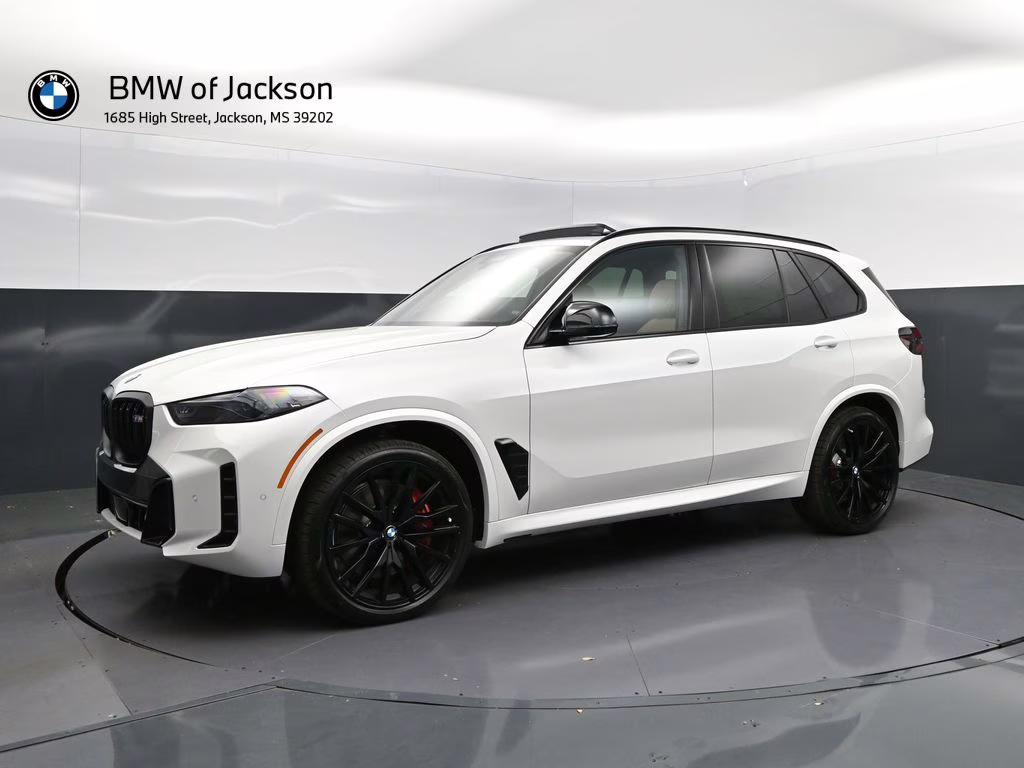 2026 Mineral White Metallic BMW X5 M60i AWD SUV
