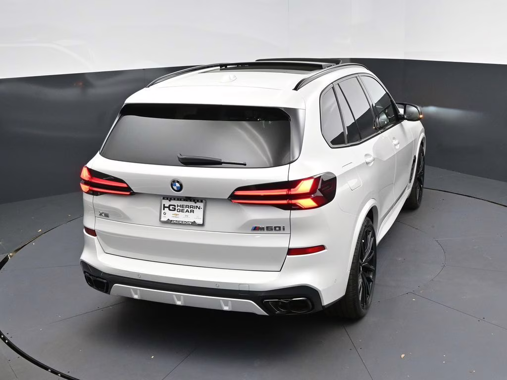 2026 Mineral White Metallic BMW X5 M60i AWD SUV