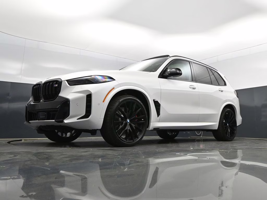 2026 Mineral White Metallic BMW X5 M60i AWD SUV