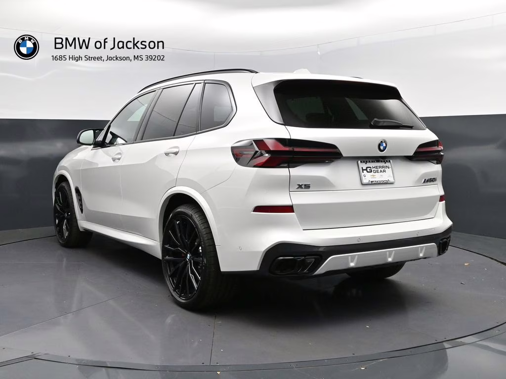 2026 Mineral White Metallic BMW X5 M60i AWD SUV