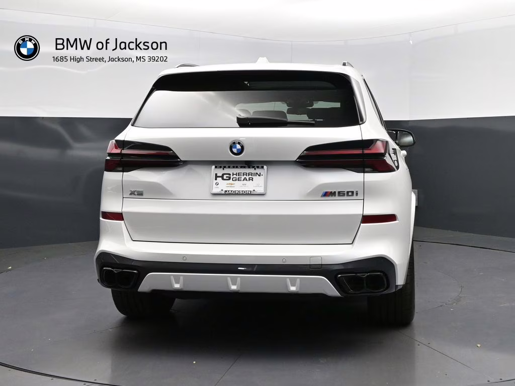 2026 Mineral White Metallic BMW X5 M60i AWD SUV