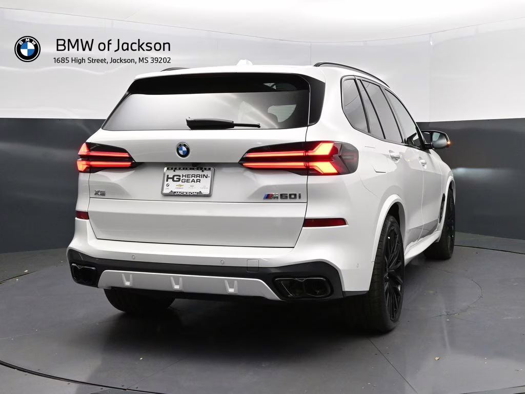 2026 Mineral White Metallic BMW X5 M60i AWD SUV