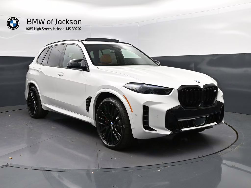 2026 Mineral White Metallic BMW X5 M60i AWD SUV