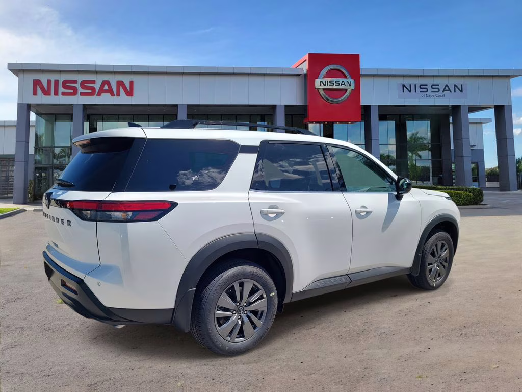 2026 Everest White Pearl Tricoat Nissan Pathfinder SV FWD SUV