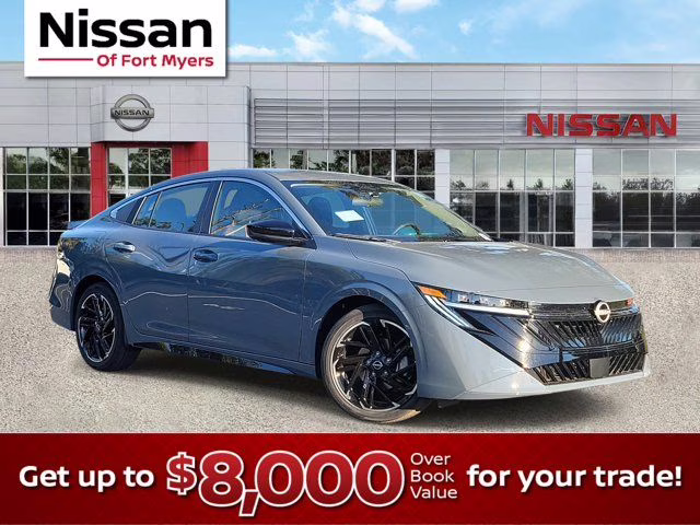 2026 Atlantic Gray Metallic Nissan Sentra SR FWD Sedan