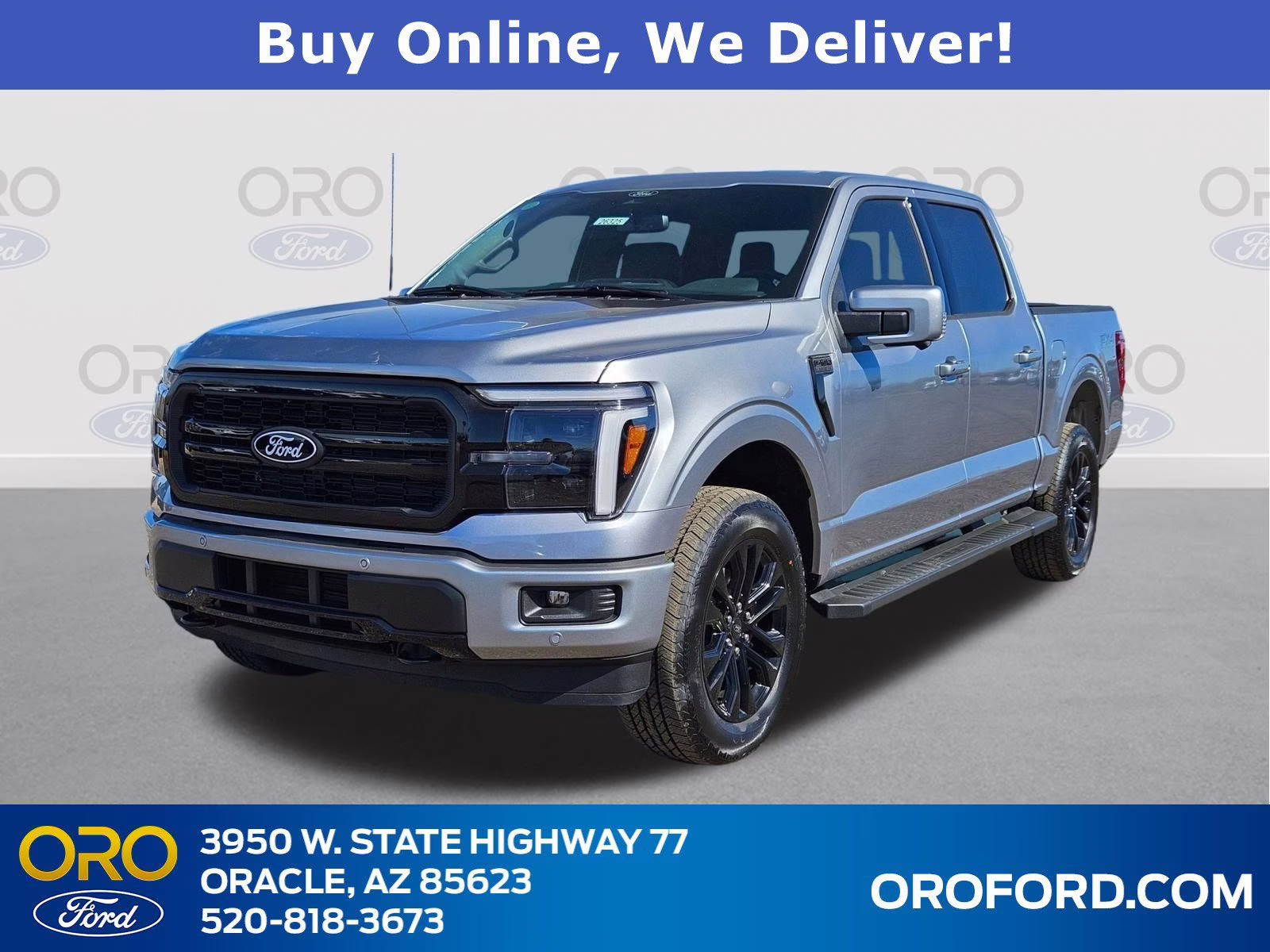 2026 Silver Ford F-150 Lariat 4X4 Truck