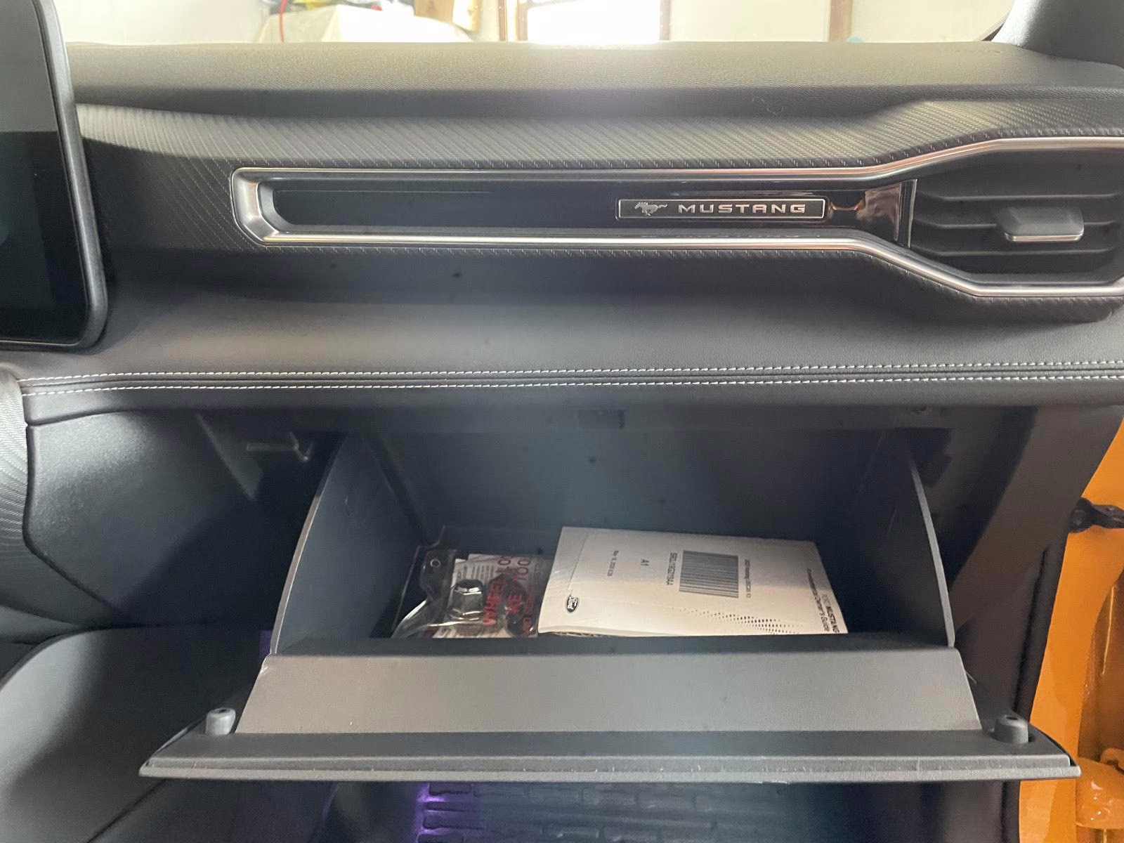 2026 Orange Fury Metallic Tri-Coat Ford Mustang EcoBoost Premium RWD Convertible