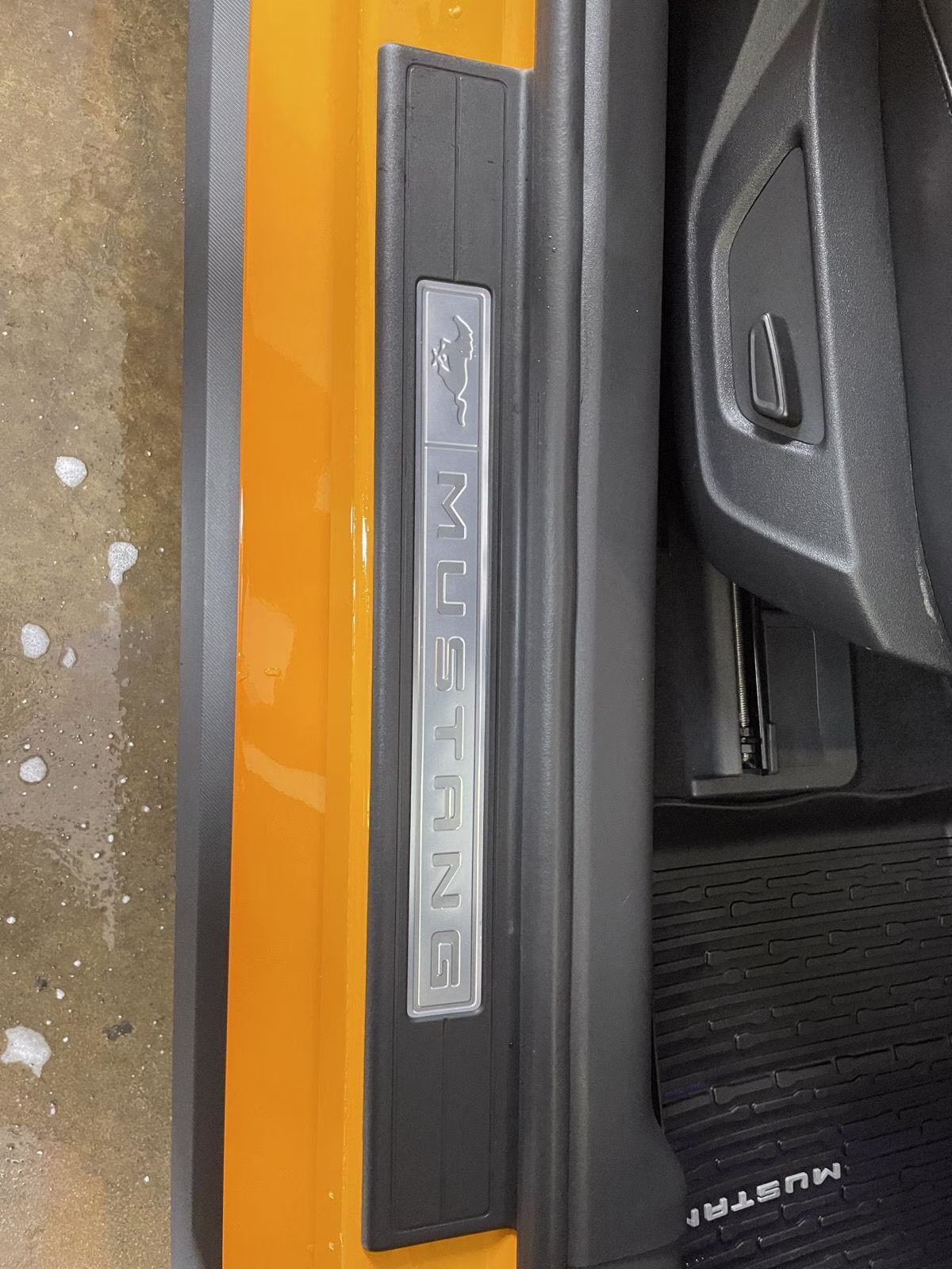 2026 Orange Fury Metallic Tri-Coat Ford Mustang EcoBoost Premium RWD Convertible
