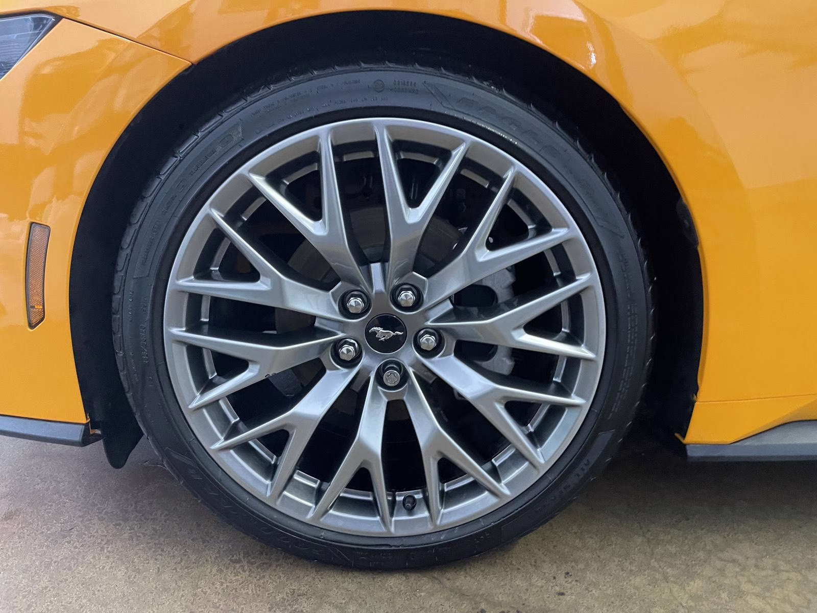 2026 Orange Fury Metallic Tri-Coat Ford Mustang EcoBoost Premium RWD Convertible