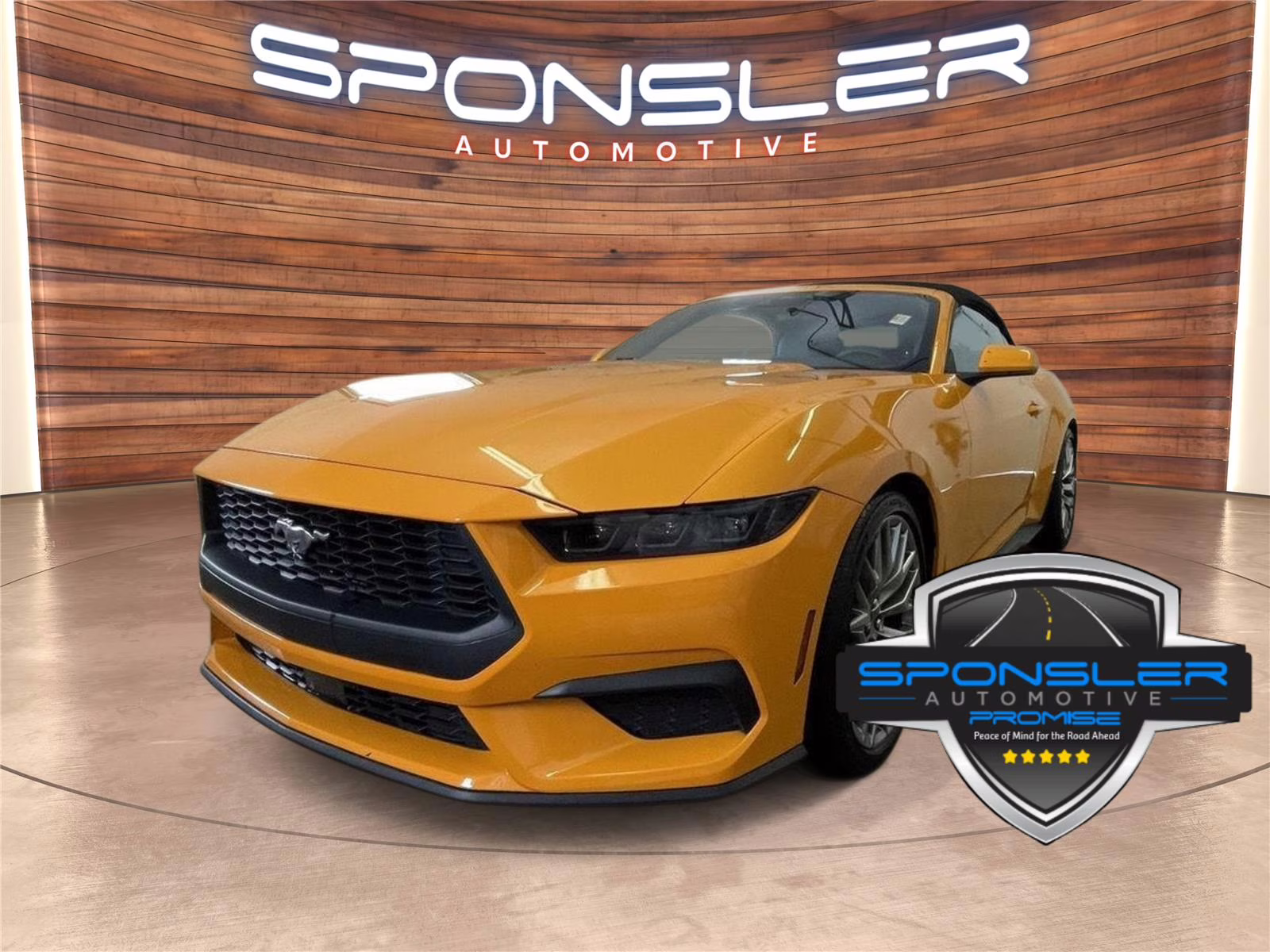 Orange Fury Metallic Tri-Coat 2026 Ford Mustang EcoBoost Premium Convertible RWD Convertible Rear-Wheel Drive Automatic