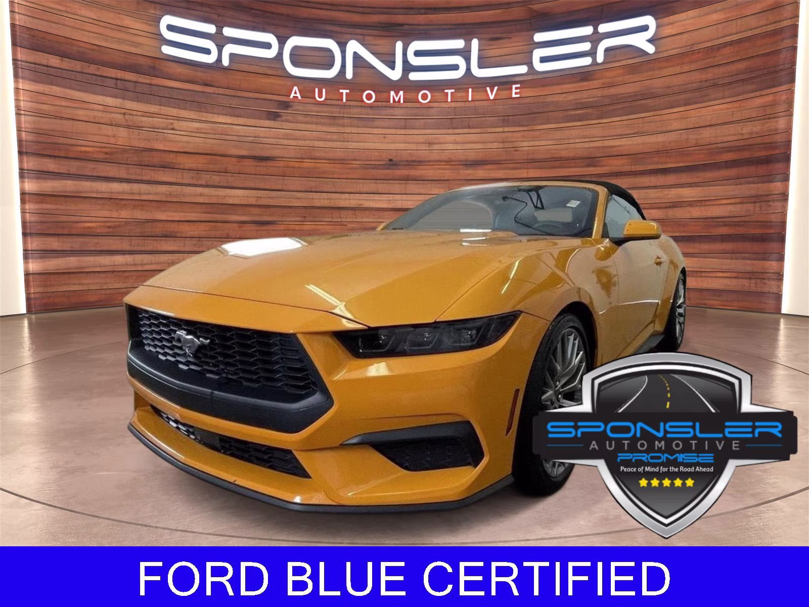 Orange Fury Metallic Tri-Coat 2026 Ford Mustang EcoBoost Premium Convertible RWD Convertible Rear-Wheel Drive Automatic