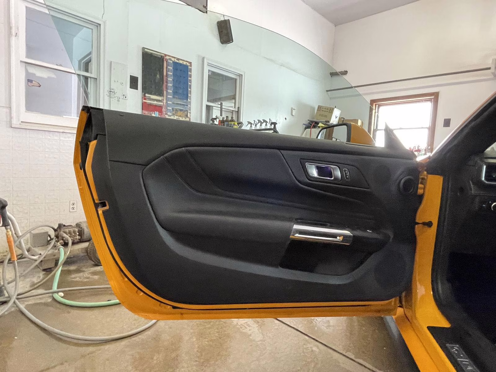 2026 Orange Fury Metallic Tri-Coat Ford Mustang EcoBoost Premium RWD Convertible