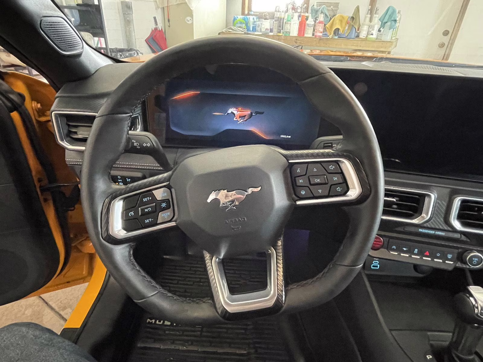 2026 Orange Fury Metallic Tri-Coat Ford Mustang EcoBoost Premium RWD Convertible