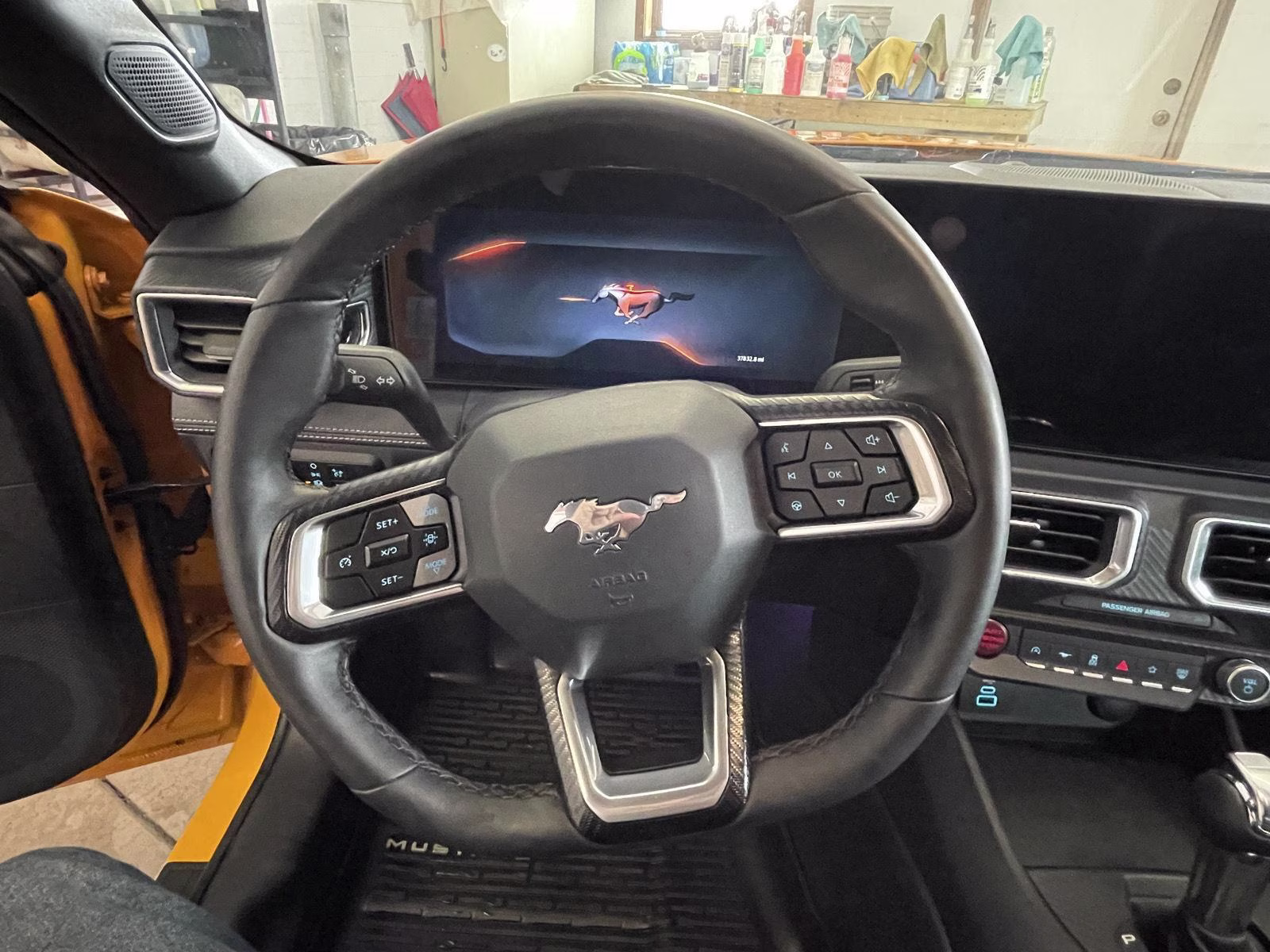 2026 Orange Fury Metallic Tri-Coat Ford Mustang EcoBoost Premium RWD Convertible