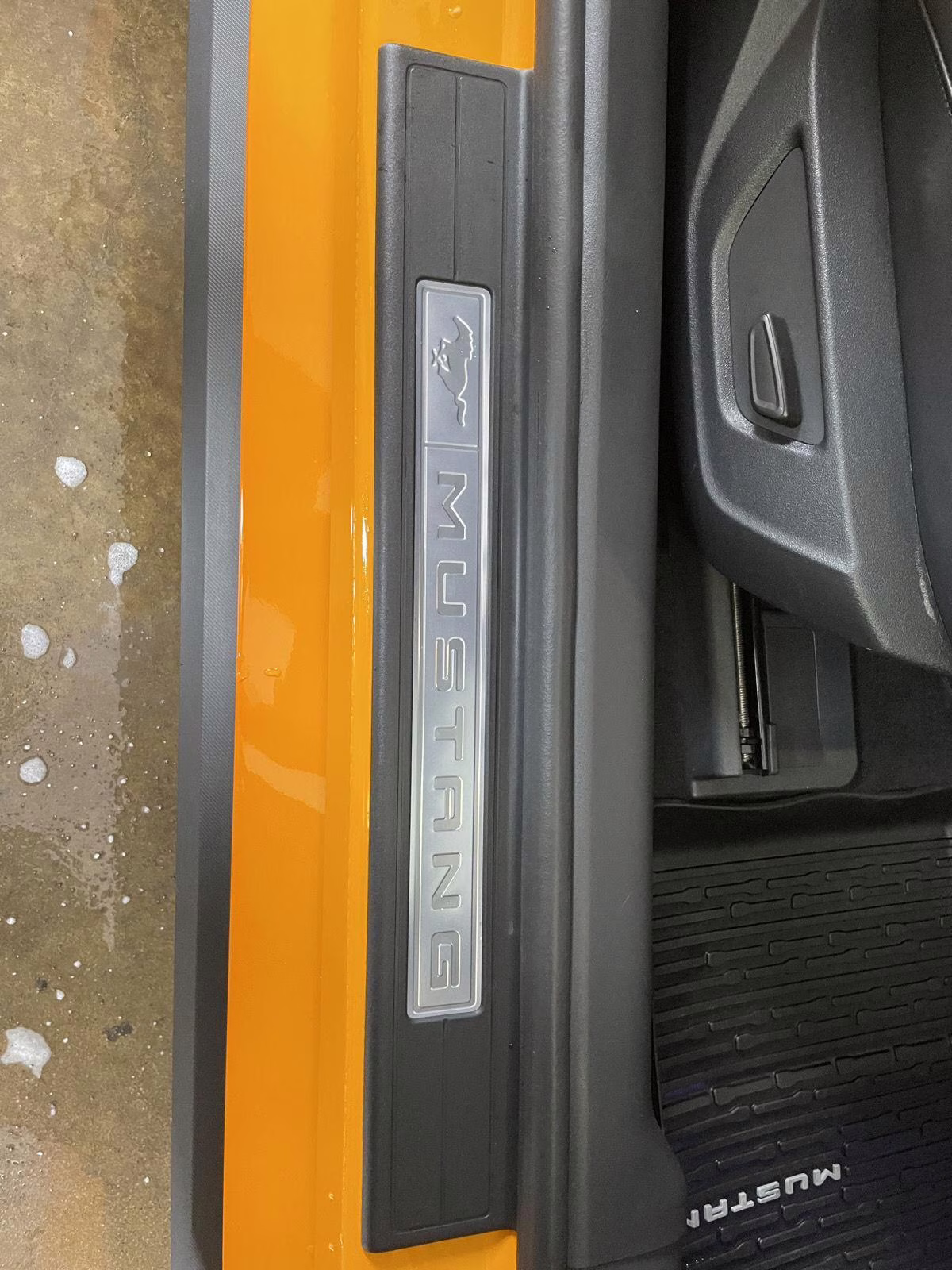 2026 Orange Fury Metallic Tri-Coat Ford Mustang EcoBoost Premium RWD Convertible