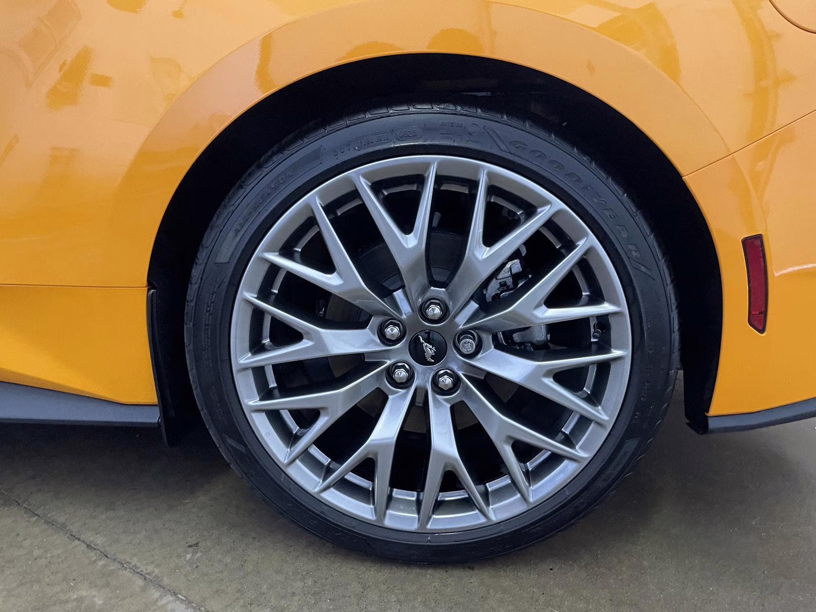 2026 Orange Fury Metallic Tri-Coat Ford Mustang EcoBoost Premium RWD Convertible