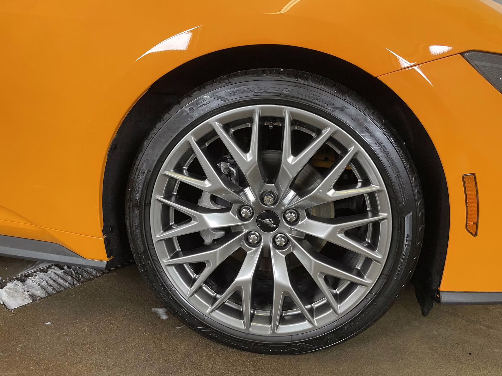 2026 Orange Fury Metallic Tri-Coat Ford Mustang EcoBoost Premium RWD Convertible