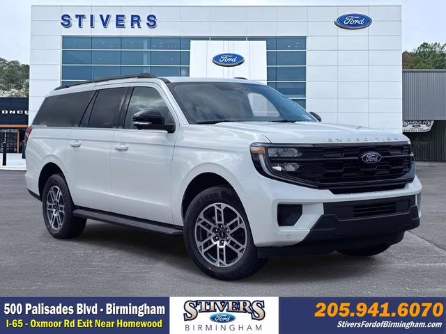 2026 Star White Metallic Tri-Coat Ford Expedition Max Active RWD SUV